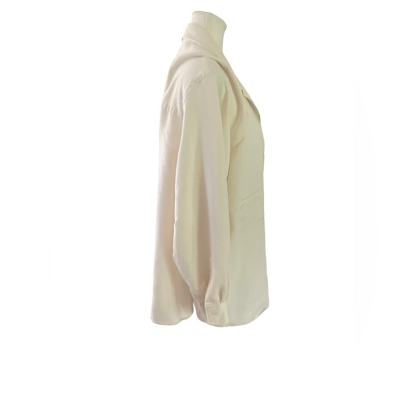 VILLAGER SPORT SIGNATURE Ivory Button Down Soft Blouse Size 2X - Picture 3 of 8